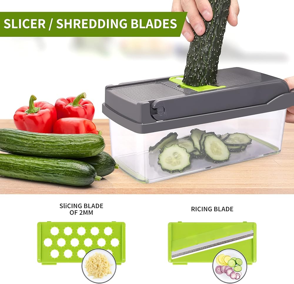 16 in 1 Vegetable Cutter –  Chopper with Storage Box
