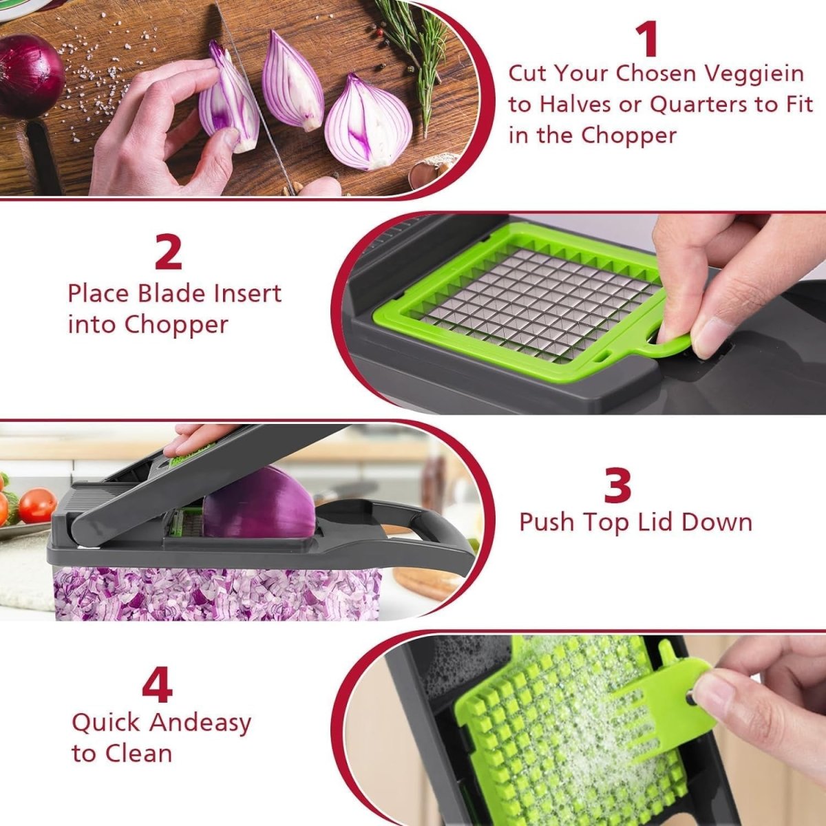 16 in 1 Vegetable Cutter –  Chopper with Storage Box