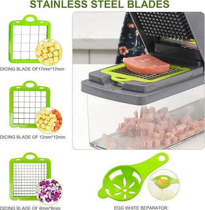16 in 1 Vegetable Cutter –  Chopper with Storage Box