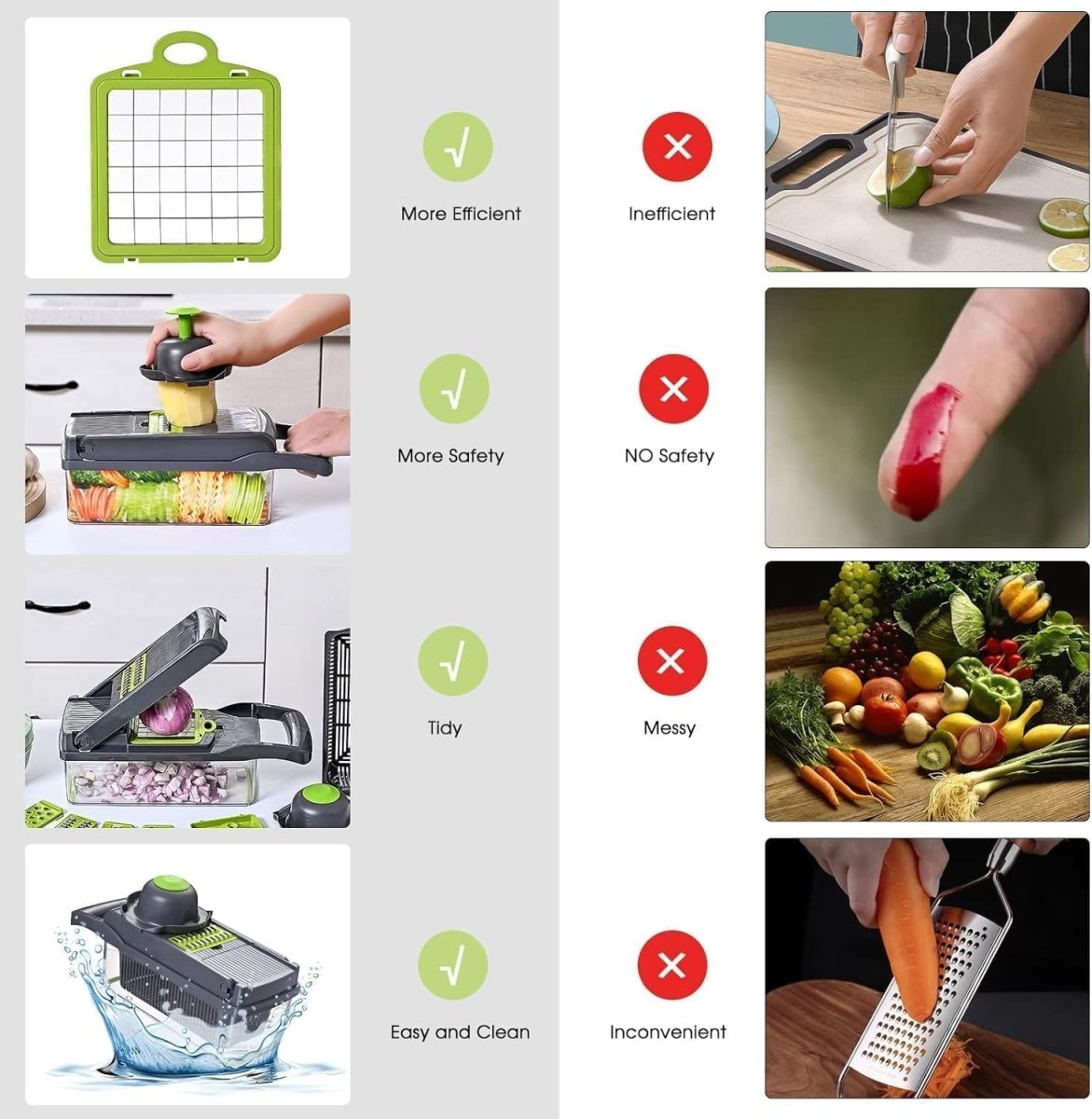 16 in 1 Vegetable Cutter –  Chopper with Storage Box