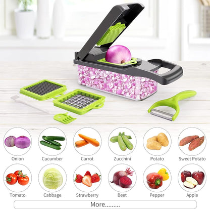 16 in 1 Vegetable Cutter –  Chopper with Storage Box