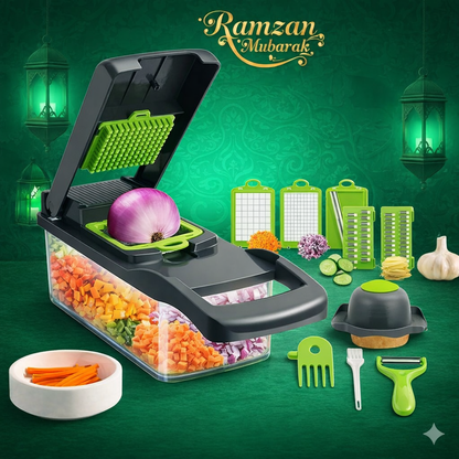 16 in 1 Vegetable Cutter –  Chopper with Storage Box